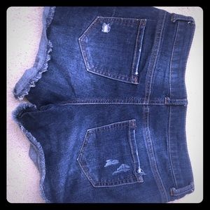 Hippie Laundry brand mid-rise jean shorts